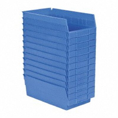 Msc Industrial Supply 6-5/8" Wide x 11-5/8" Deep x 4" High Hopper Shelf Bin