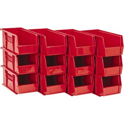 Msc Industrial Supply 5-1/2" Wide x 10-7/8" Deep x 5" High Hopper Stacking Bin