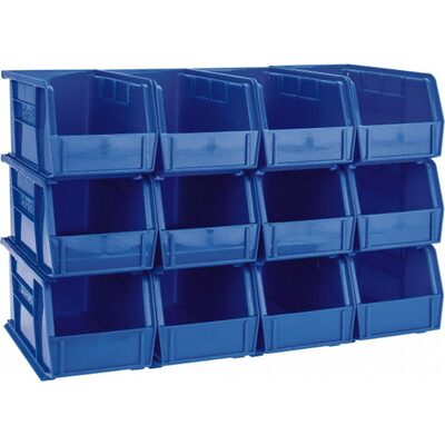 Msc Industrial Supply 5-1/2" Wide x 10-7/8" Deep x 5" High Hopper Stacking Bin