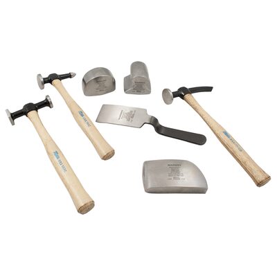 Martin Tools 7-Piece Body and Fender Repair Set with Hickory Ha
