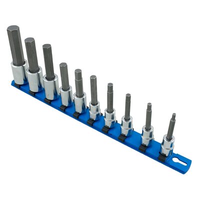 Martin Tools SKT SET 3/8&1/2 HEX BIT 10PC