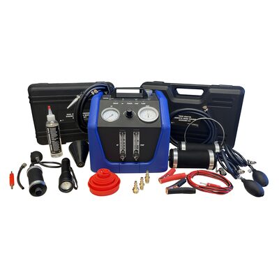 Mastercool Dual Evap/High Pressure Diagnostic Smoke Machine w/ Truck Adapter Kit