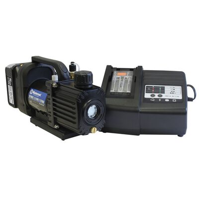Mastercool 18 VOLT CORDLESS, 1.5 CFM, 2 STAGE VACUUM PUMP, 5 AMP BATTERY