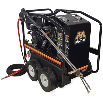 Mi-T-M PRESSURE WASHER 3500 PSI HOT WATER GAS 300cc Mi-T-M OHV