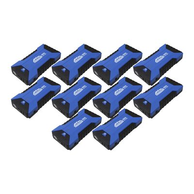 Mountain 10 pack of Compact jump starter 800 amp, 12-volt, 12,000mAh