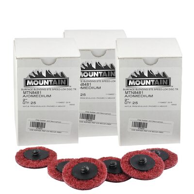 Mountain 3-PACK Disc Surface Prep 2in Medium 25/box
