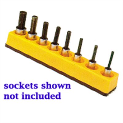 Mechanic's Time Savers SOC HOL 3/8U MAG YELLOW NEON