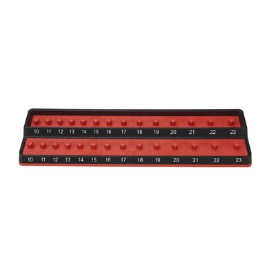 Mechanic's Time Savers 1/2" Metric Peg Socket Holder - Red
