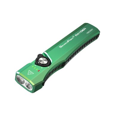 Maxxeon SearchPoint RAYDER 800 Lumen Rechargeable Mini Handheld Flashlight - Green