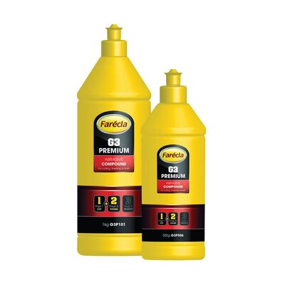 inc G3P101 G3 Premium Abrasive Compound, 1 L Bottle, White, Liquid, Compound