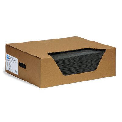 New Pig Medium-Weight Absorbent Mat Pads in Dispenser Box - 15 x 20  Inch - 100 Pads