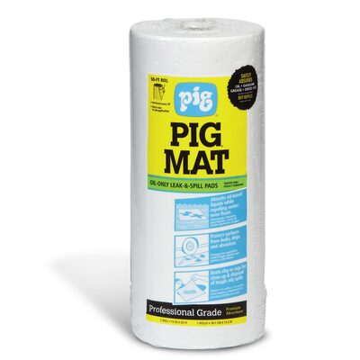 New Pig Light-Weight Oil-Only Absorbent Mat Roll - 15 Inch x 50 Feet