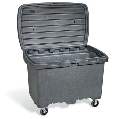 New Pig Storage Chest with 5 inch Wheels - Gray