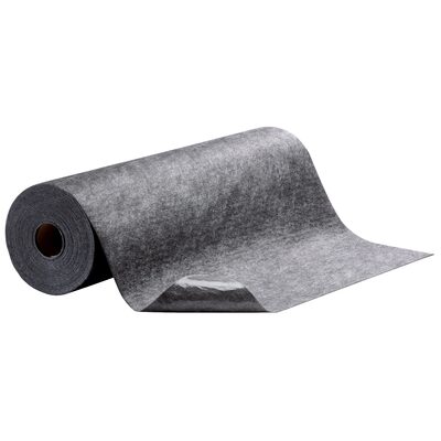 New Pig Medium-Weight Ultra-Duty Adhesive-Backed Grippy Floor Mat - 3 Feet x 100 Feet - Gray