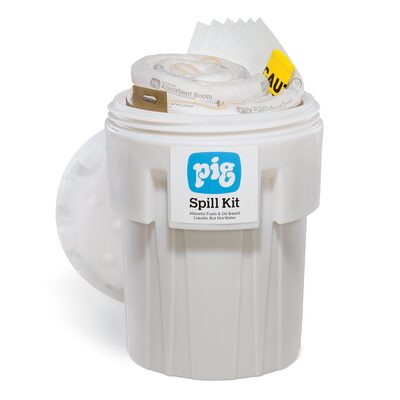 New Pig PIG Spill Kit 95-gallon Overpak Salvage Drum Oil-Only