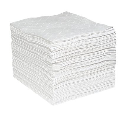 New Pig 100-Pack White Sonic Bonded Mat Pad, Mediu