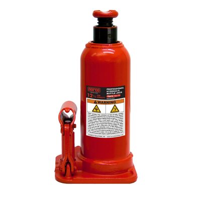Norco Lifting Equipment 12 1/2 Ton Capacity Bottle Jack with Gauge Hole