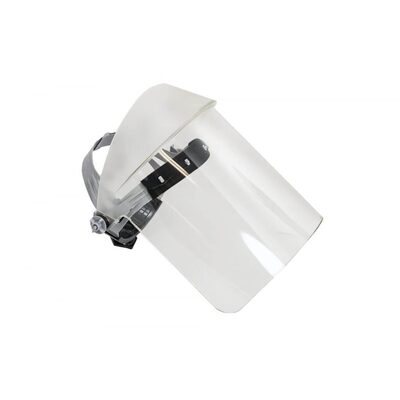 Oberon Face Shield with Ratcheting Headgear - UV Polycarbonate - Window: Clear Anti-Fog