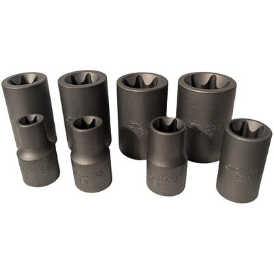 OTC TORX External Socket Set, 9 pcs. INCLUDES E10, E12, E14, 16,  E18, E20, E22, E24, EP24