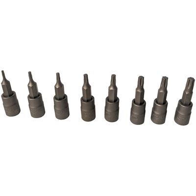 OTC TORX Socket Set, 8 pcs. INCLUDES T6, T8, T10, T15, T20, T25, T27, T30