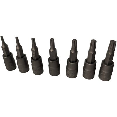 OTC TORX PLUS Socket Set, 7 pcs. INCLUDES TP8, TP10, TP15, TP20, TP25, TP27, TP30