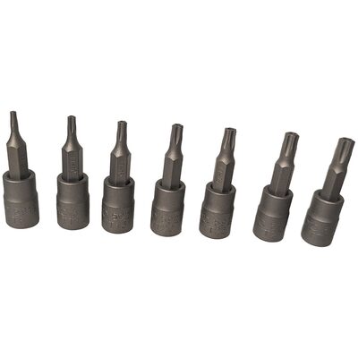 OTC TORX Tamper Resistant Socket Set, 7 pcs. INCLUDES TT8, TT10, TT15, TT20, TT25, TT27, TT30
