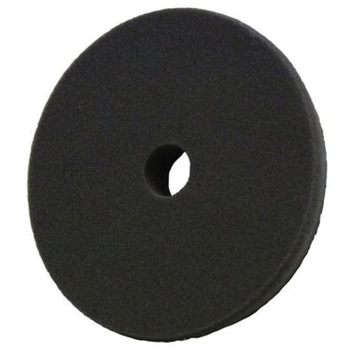 Presta PACE 890185 Single Sided Ultimate Polish Pad, 3 in Dia, Hook and Loop Attachment, Foam Pad, Black