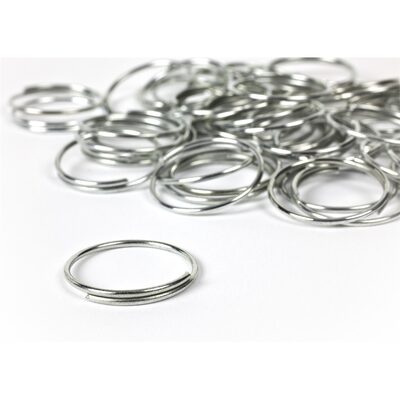 Petoskey Plastics Metal Key Rings- 250/Box