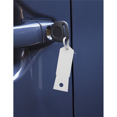 Petoskey Plastics White Plastic Key Tags- 1,000/Box