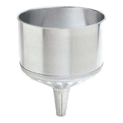 Plews Edelmann FUNNEL METAL W/SCREEN 8QT 9-1/2" DIAMETER