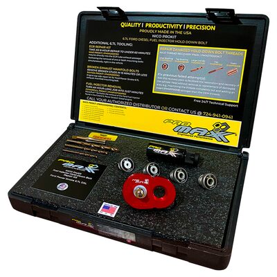 ProMAXX Tool by Milton&trade; Ford 6.7L PwrStrk Fuel Inj Hold-Down Bolt Repair ProKit