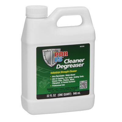 POR-15 INC 40104 Cleaner Degreaser, 1 qt Can, Clear, 4:1 to 10:1 with Water