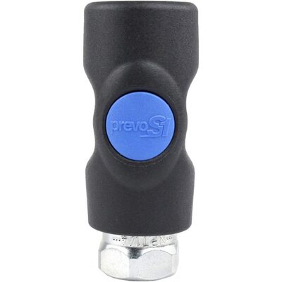 Prevost 1/4 Inch Female NPT PrevoS1 ISI 06 Industrial 1/4 Inch Composite Body Quick Safety Coupler for Compressed Air