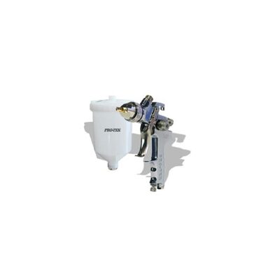 PRO-TEK GRAVITY FED PAINT GUN 1.7MM/PLASTIC CUP (600ML)