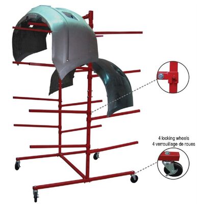PRO-TEK HEAVY DUTY BUMPER RACK (8 bumper)