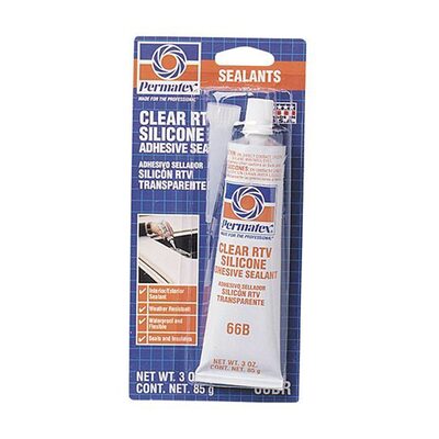 Permatex Inc #66 Clear Silicone Adhesv EACH