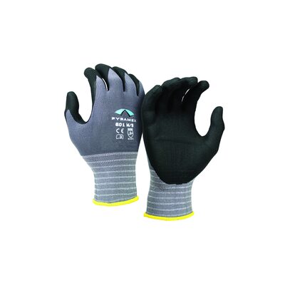 Pyramex Pyramex Safety- Glove Nitrile 18G A3 Dots Thumb Saddle Large  , Sold 12/PKG