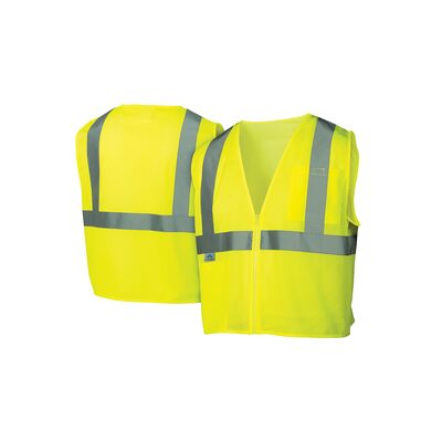 Pyramex Safety - Safety Vest - Hi-Vis Lime - Size 4X Large