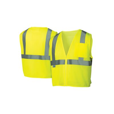 Pyramex Safety - Safety Vest - Hi-Vis Lime - Size Extra Large