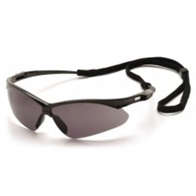 Pyramex Pyramex Safety - PMXTREME - Black Frame/Gray Lens with Black Cord  , Sold 12/BOX