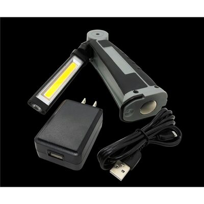 Redline Detection LED Cordless Rechargeable Flip Light