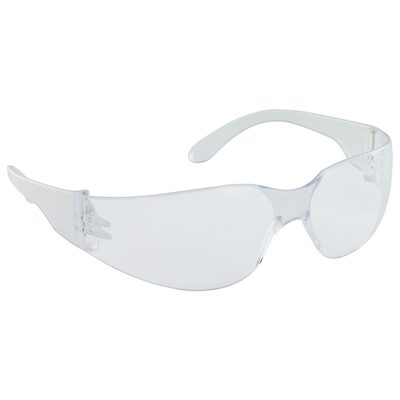 SAS Safety NSX Safety Eyewear - Clear Frame, Clear Lens - Bulk - Clear