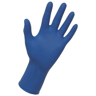 SAS Safety Thickster Powder-Free Exam Grade Latex Disposable Gloves - 14 Mil - 50PK - Large