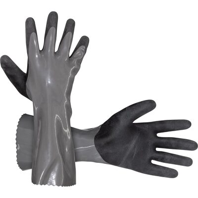 SAS Safety Chem Defender PVC Chemical Resistant Gloves - S/M
