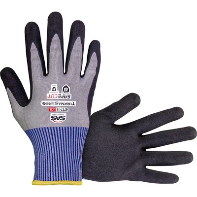 SAS Safety SafeCut ThermaSure Cooling Nitrile Coated Palm Gloves - A5 Cut Level - S/M