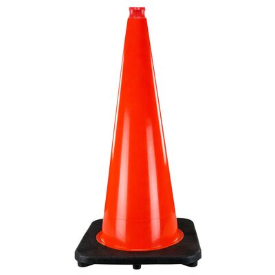 SAS Safety 28" InVue Hi-Viz Safety Cone Orange with Reflective and Non-Reflective Collar