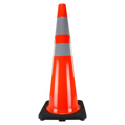 SAS Safety 36" InVue Hi-Viz Safety Cone Orange with Reflective Collar