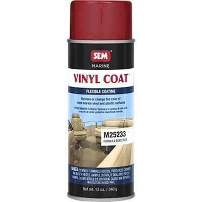 SEM Paints Vinyl Coat Formula Boats Red