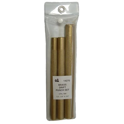 SG Tool Aid PUNCH SET BRASS DRIFT 3PC