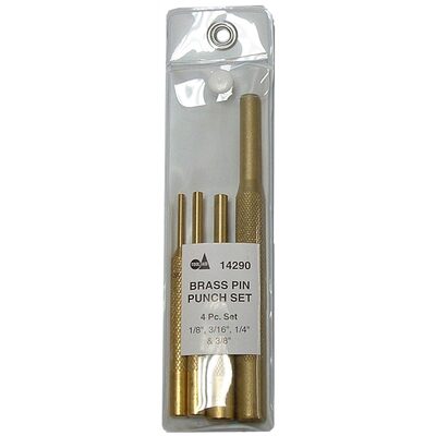 SG Tool Aid PUNCH SET BRASS PIN 4 PC